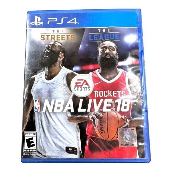 PS4 NBA Game Bundle: NBA 2K17 NBA Live 18 NBA 2K18 Lot Of 3 Games Used - Picture 4 of 5